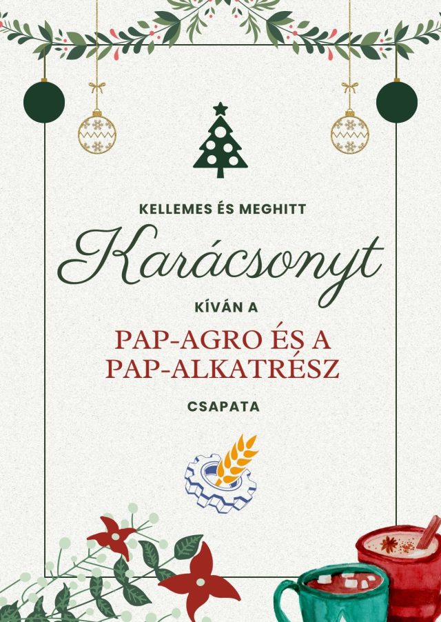 Pap-Agro Karácsonyi Köszöntő