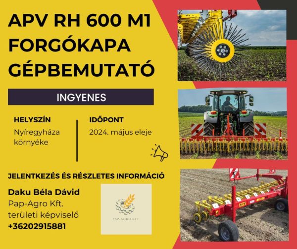 gépbemutató lesz